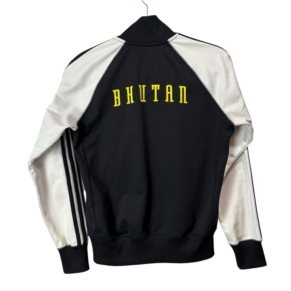 Adidas Bhutan full zip track jacket black white size women’s medium - Picture 2 of 14